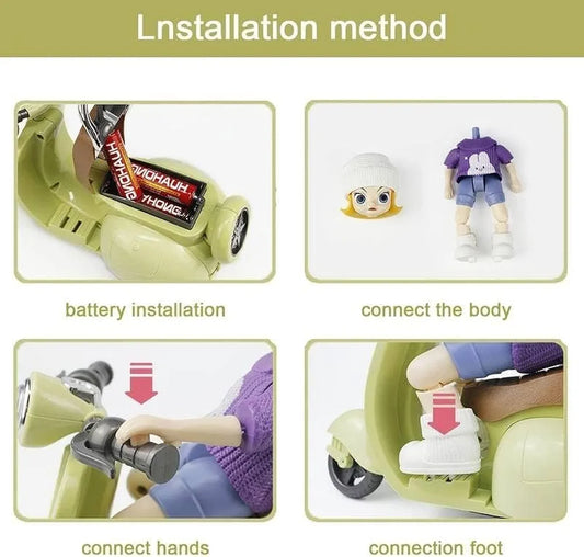 Baby bicycle battery operatable 🔋