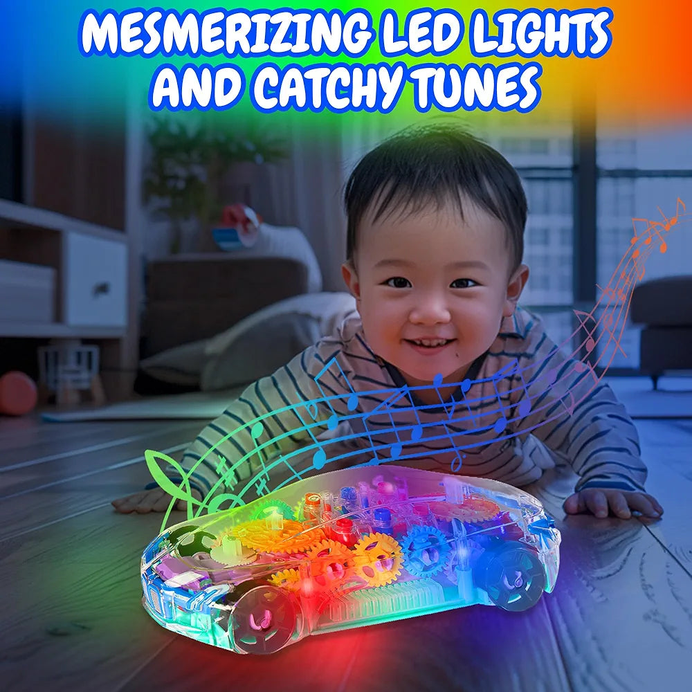 Transparent Mechanical Toy Car 😍