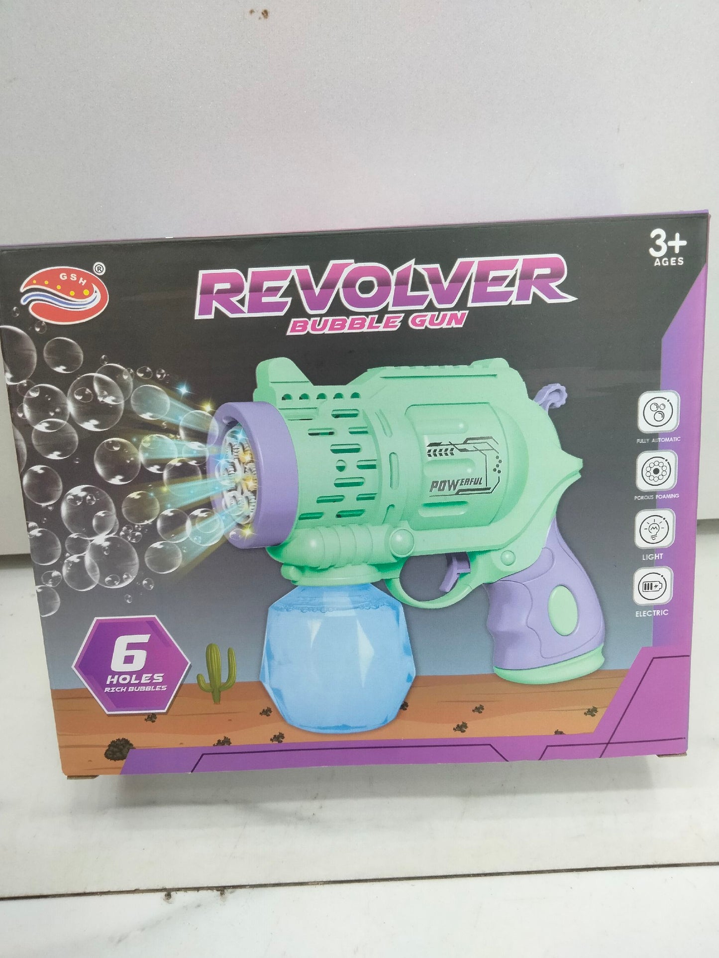 Revolver Bubble Gun