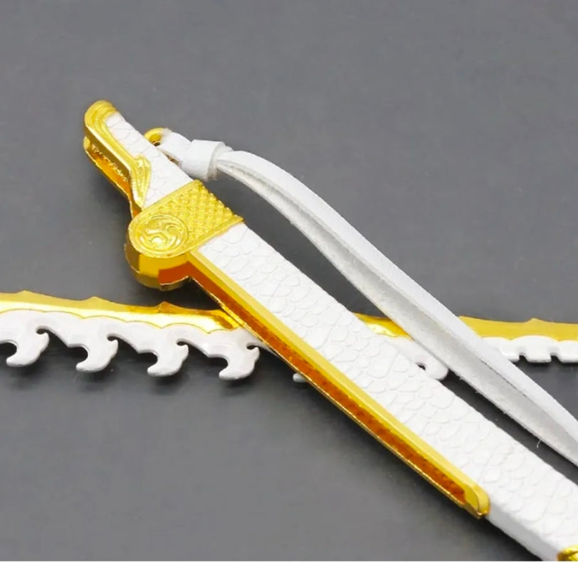 decorative miniature sword and scabbard set