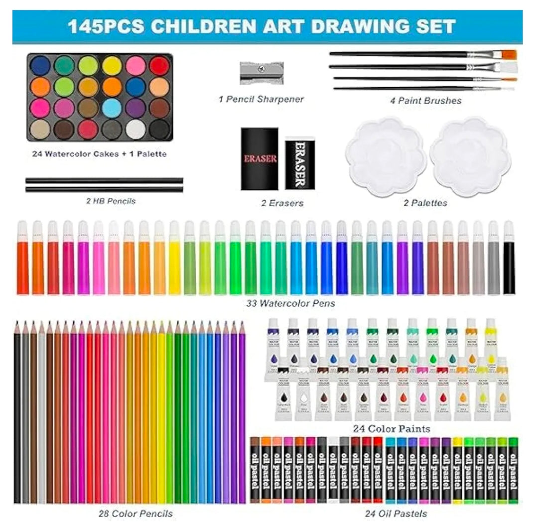Universe Themed Art Set or Universe Themed Drawing Colour Set