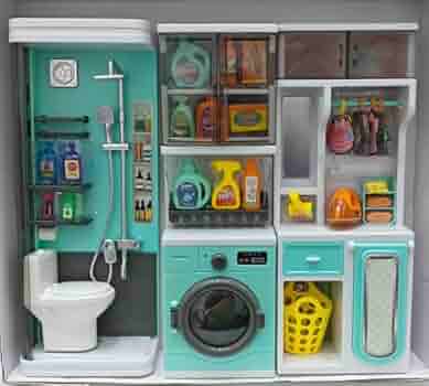 Mega Creative Meble Dla Lalek Łazienka + Accesorios 545634