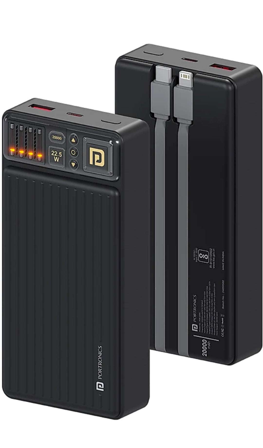 Portronics Luxcell Bind Mini 10000mAh Power Bank