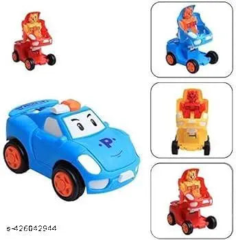 Transforming robot car toy