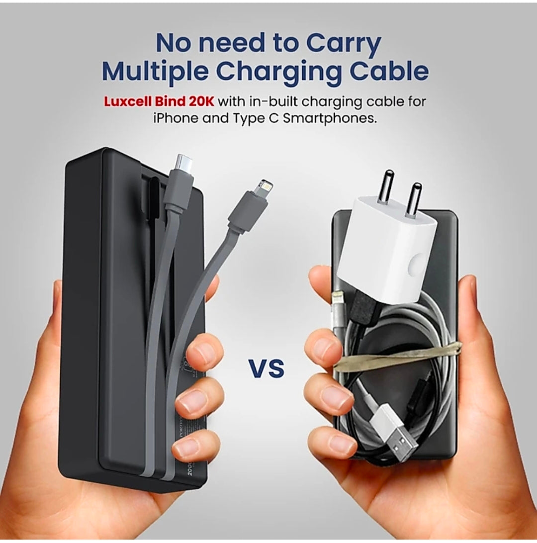 Portronics Luxcell Bind Mini 10000mAh Power Bank