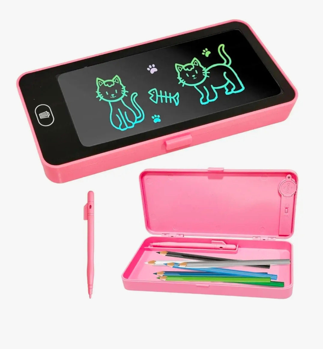 2-in-1 LCD Drawing Pen Case