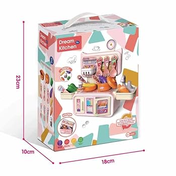 Pretend Play Realistic Kitchen Set