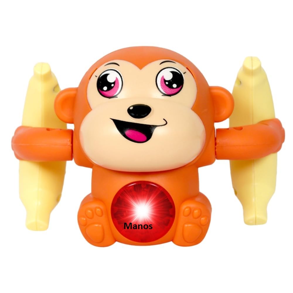 Gooyo Dancing, Spinning and Rolling Banana Monkey