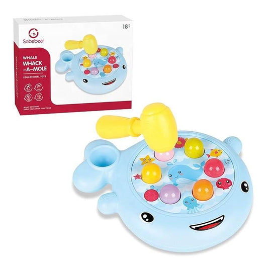 Whale Whack-A-Mole educational toy