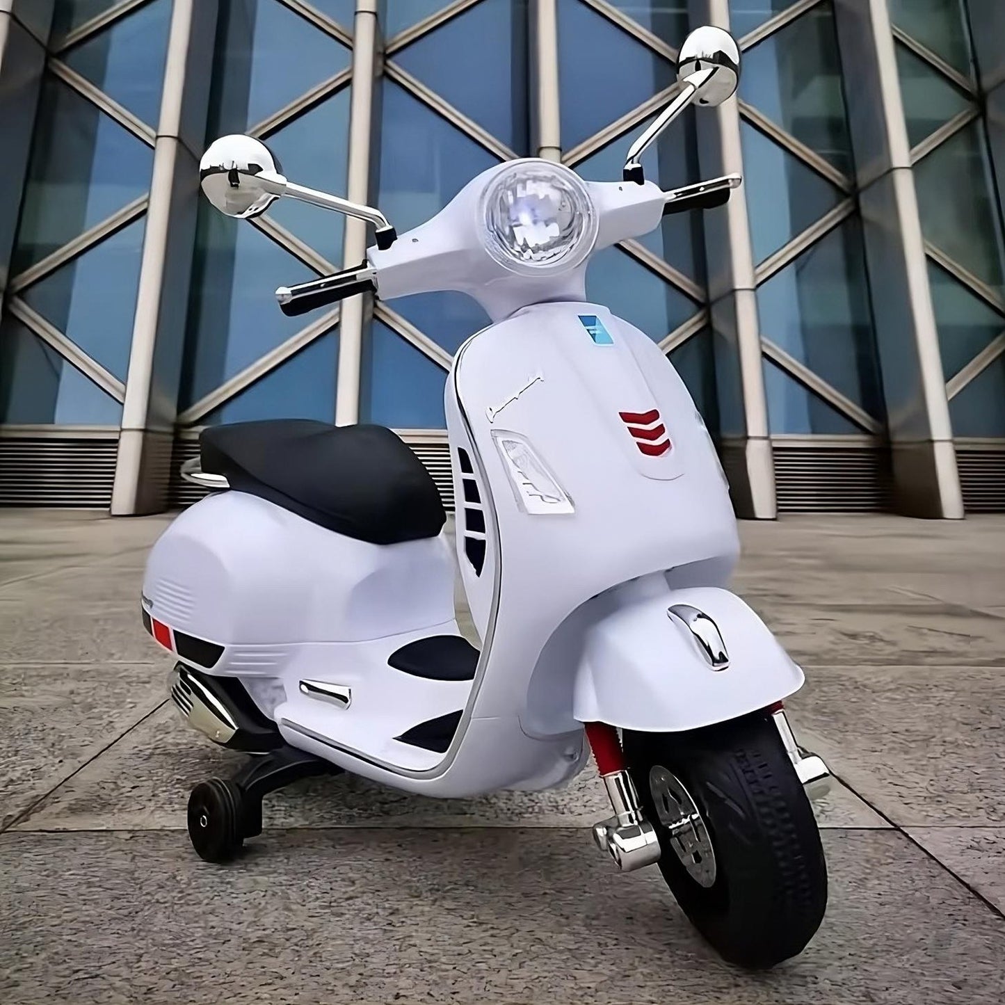 Vespa Rechargeable Battery Operated Scooter for Kids.