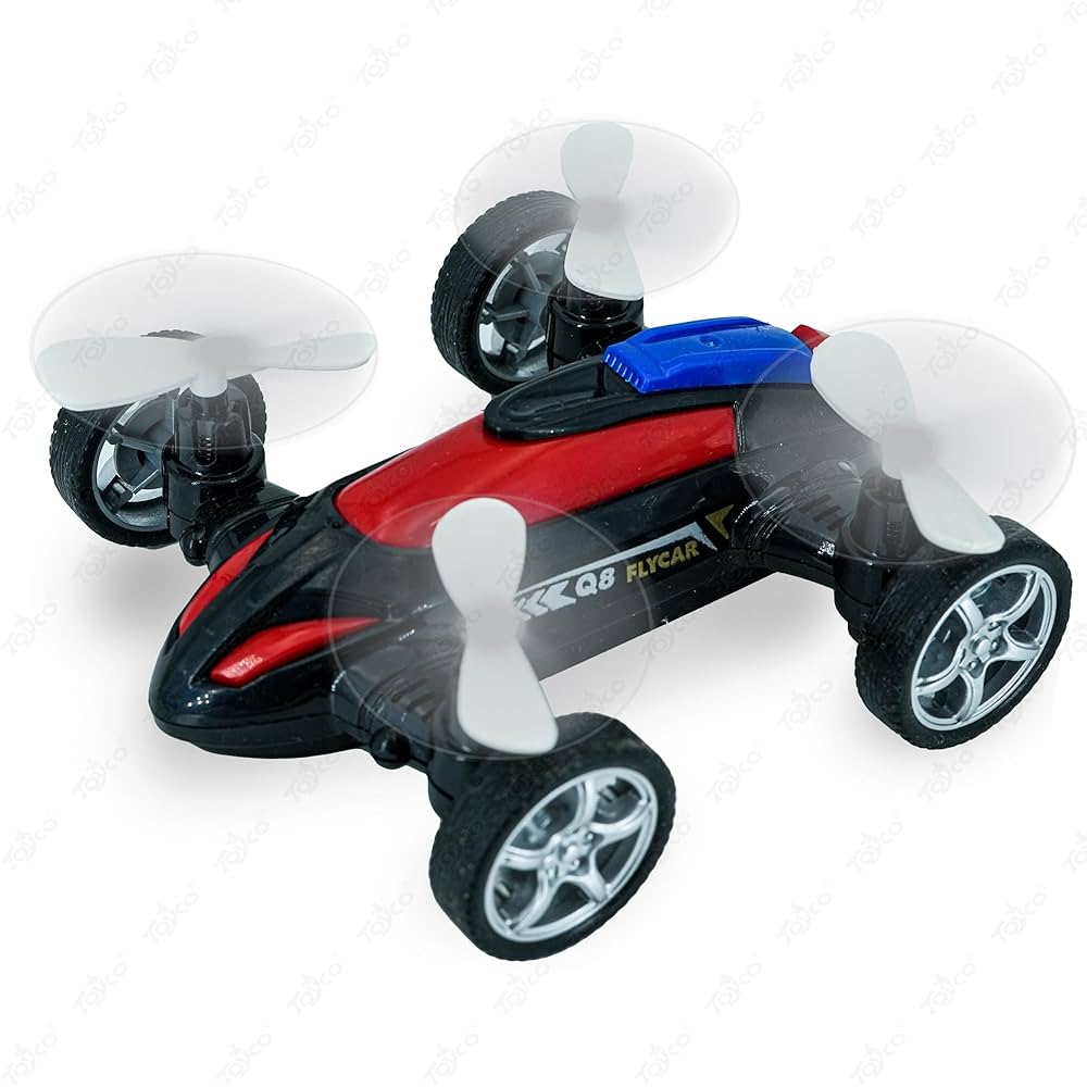 Q8FLYCAR Friction Powered Quadcopter