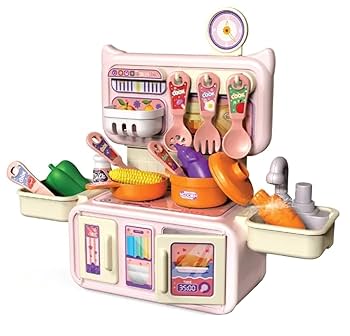 Pretend Play Realistic Kitchen Set